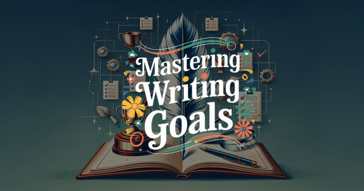 Course Cover | writing goals, writing productivity, goal setting, tracking progress, author success, writing motivation, creative discipline, writing and publishing, writing goals tracking, creative writing, writing strategies, writing success, achieve writing ambitions, writing course, author productivity, writing techniques, writing dreams, writing discipline